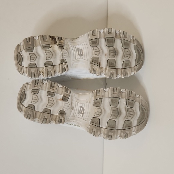 Sketchers D'Lites Women's White Athletic Memory Foam Chunky LaceUp Sneaker Size9 - Picture 8 of 10